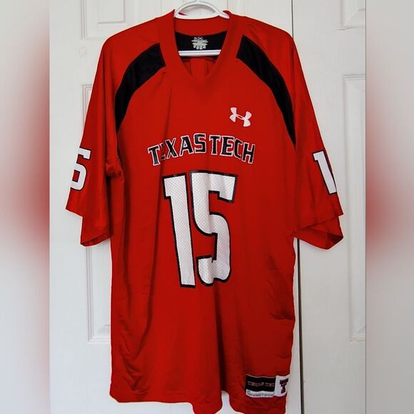 🏷2010 Texas Tech Red Raiders #15 Football Jersey Men's XXL - Picture 1 of 6